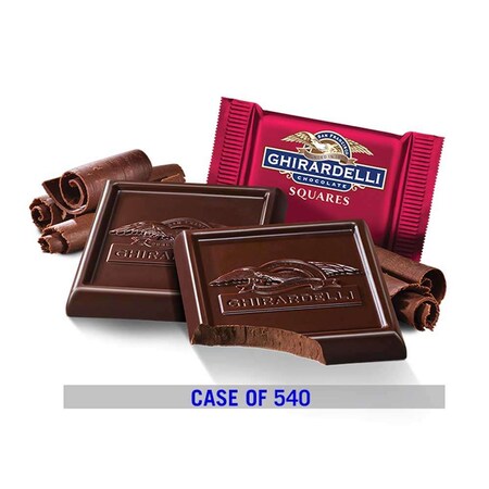 Ghirardelli Ghirardelli Bulk 60% Dark Chocolate Square 540 Pieces 70077